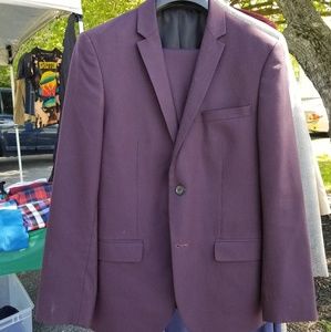 Selected Homme Burgundy Slim Fit Suit 36R